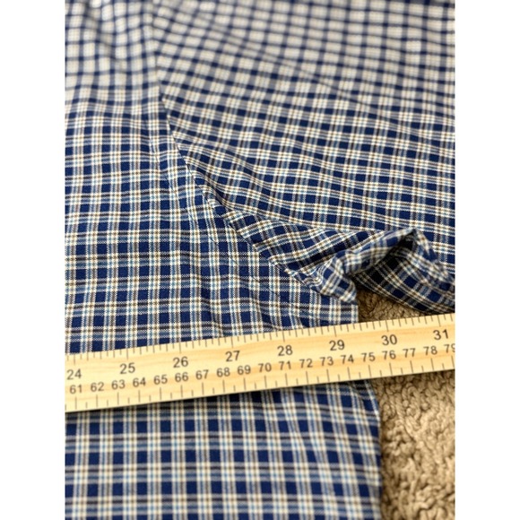 Pristine Vintage Rare Double RL Tartan Blue Collar Shirt Mens XXL VTLB-260 - Picture 3 of 11